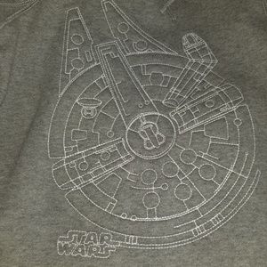 Boys Star Wars Sweatshirt Gap Millennium Falcon